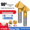 YHOK Coated Cobalt Straight Shank 90° Countersink Drill Bit for Hole Deburring