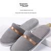 Etravel Disposable Slippers, 10 Pairs, Thickened Travel And Home Non-Slip Coral Fleece Slippers, One Size Fits All 35-44, Gray