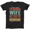 I'm Married To A Freaking Awesome Wife Gift T-shirt for Men Funny Slogan Gift T-shirt Valentine's Day Gift Shirt Size Available