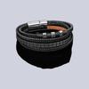 Unisex Multi-layer Leather Bracelet: Hip Hop Punk Style, Light Luxury Wristband for Men and Women