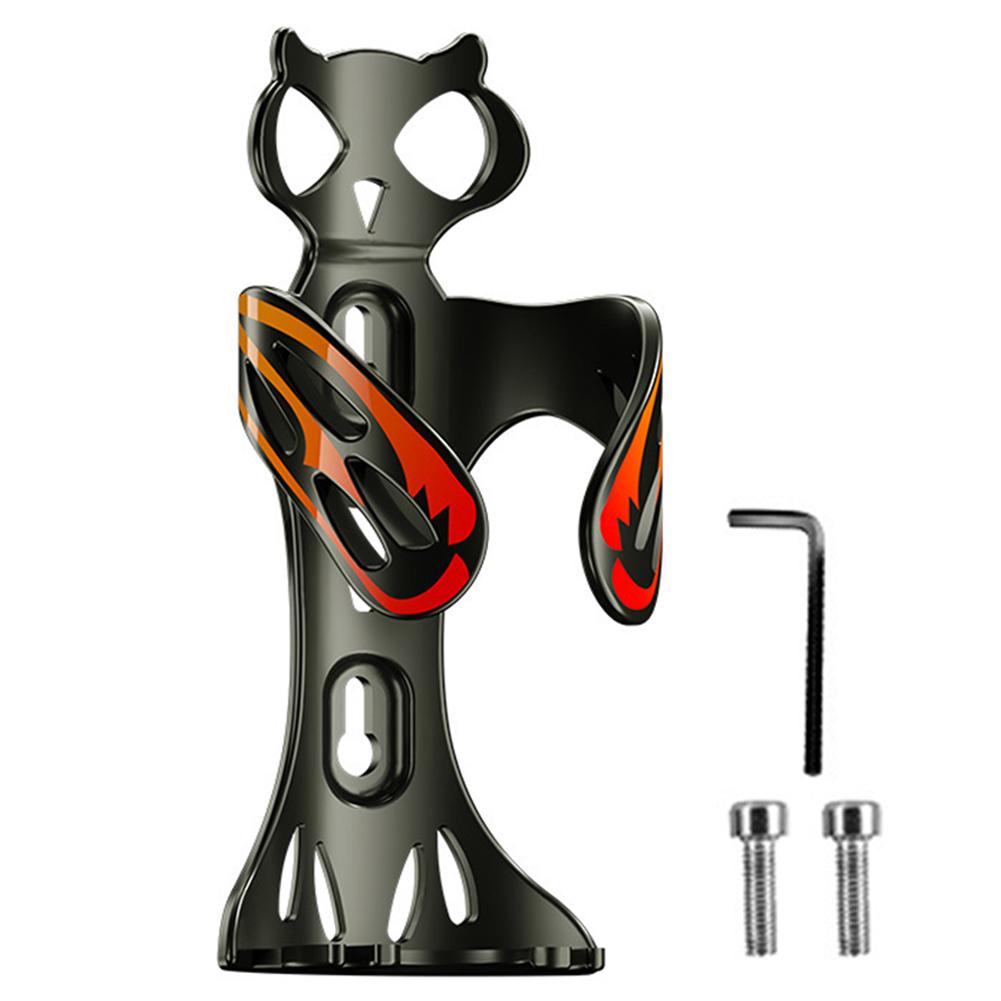 Bike Bottle Cage Lightweight Bike Bottle Rack Cycling Accessories (Black Red)