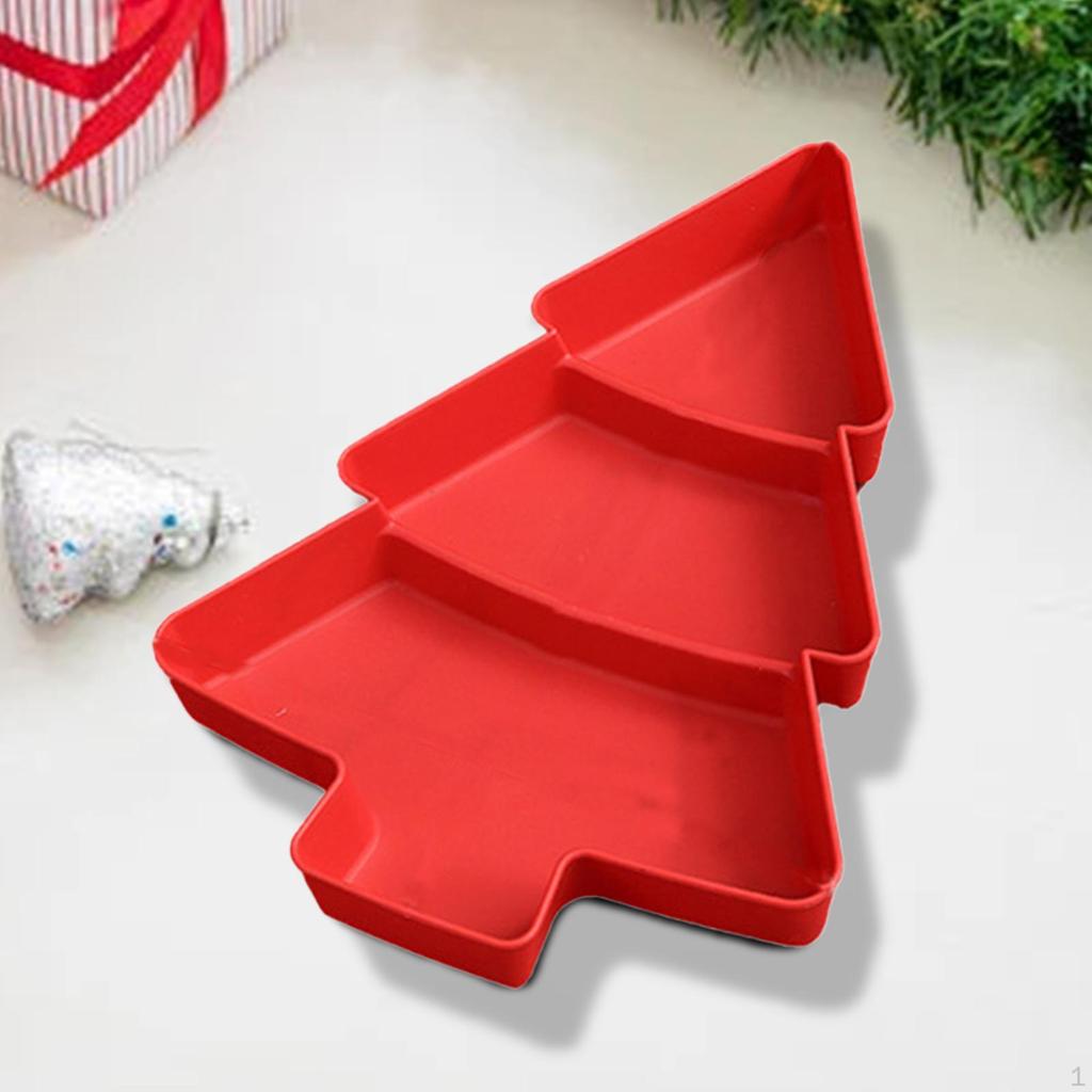 Tava de servire cu nuci si bomboane in forma de Craciun Gustare creativa Salata de fructe