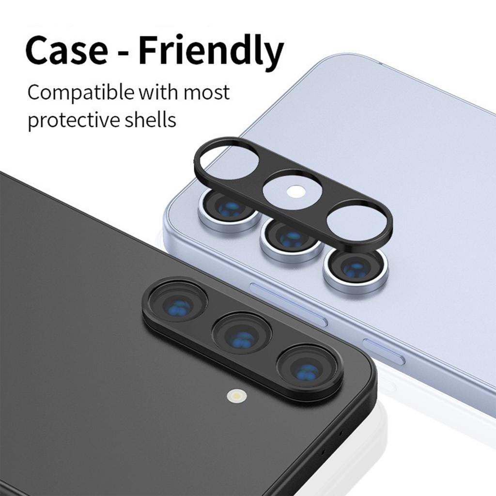 KALEBOL KLB-LPC005 For Samsung Galaxy S24 Hollow Lens Protector Aluminum Alloy Phone Camera Bezel Cover