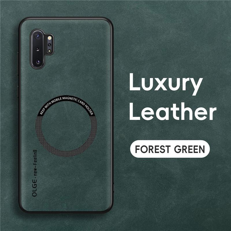 

Магнитный Ретро Кожаный Мягкий Чехол Для Samsung Galaxy Note10 Plus Note10 Plus Беспроводная Зарядка Чехол-Крышка для Телефона Galaxy Note10 Plus