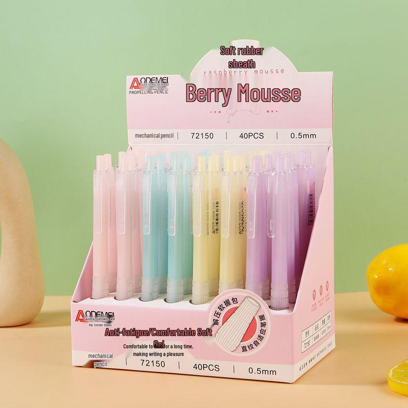 Набор автоматических карандашей: Набор из 40 штук 0,5 мм и 0,7 мм с захватом  Облако , мягкой резиновой манжетой - Идеально для студентов и рисования. 0.5mm