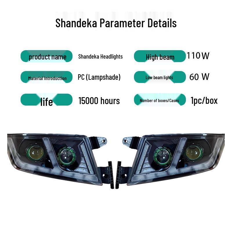 Sinotruk Sitrak C7H Ultra-Bright Three-Lens LED Headlight Assembly