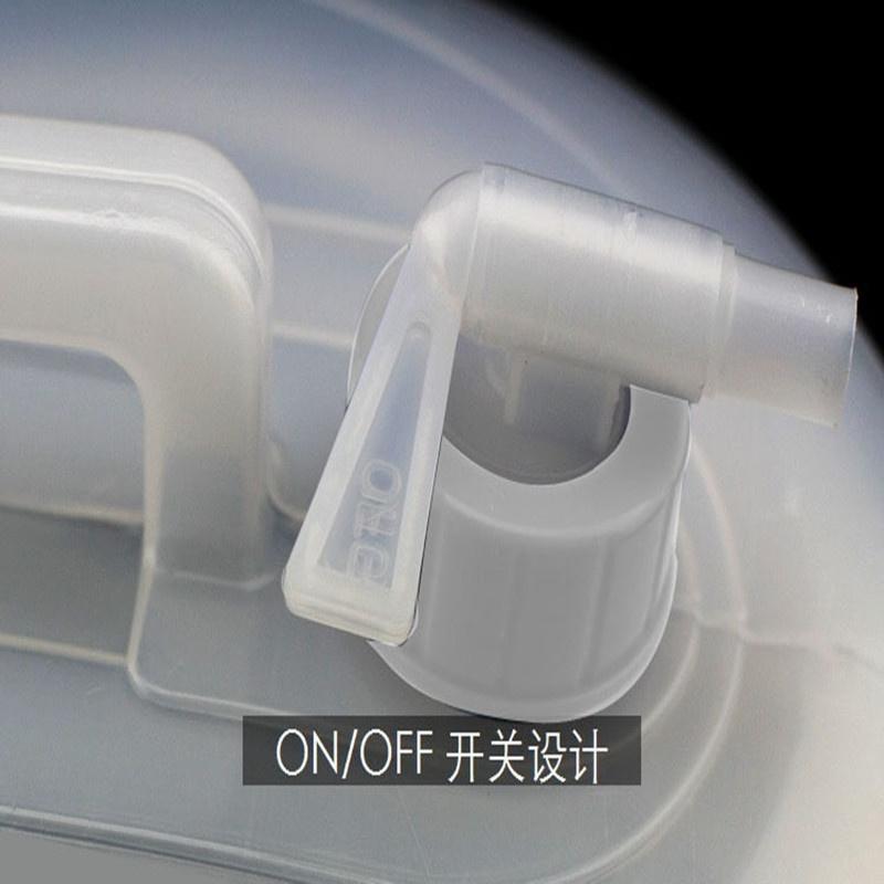PE Folding Kettle Plastic Water Bag  Outdoor Camping Bucket