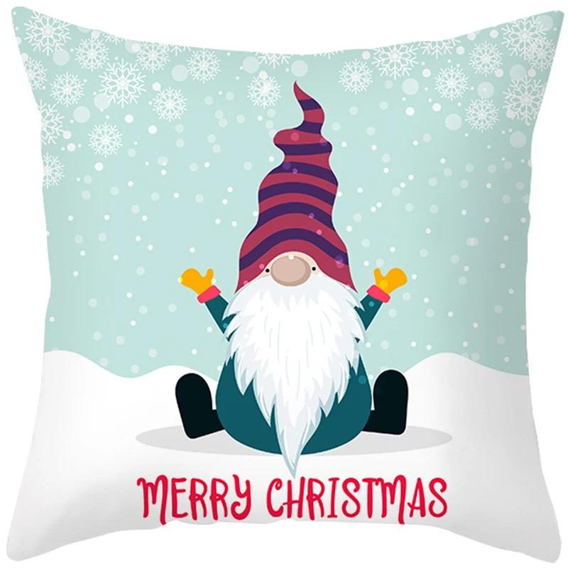 Povlaky na polštáře s vánoční tématikou Autodoplňky Kancelář Santa Claus Pohovka do obývacího pokoje Domácí povlaky na polštáře