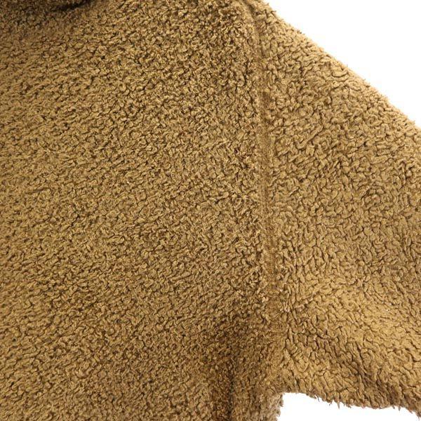 WILDTHINGS Mokomoko turtleneck sweat M Brown pullover Men's Used