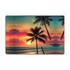 Hawaiian Beach Palm Tree Carpet Ocean Beach Area Rug Tropical Sea Sunset Floor Mat Living Room Home Indoor Mat Bathroom Doormat