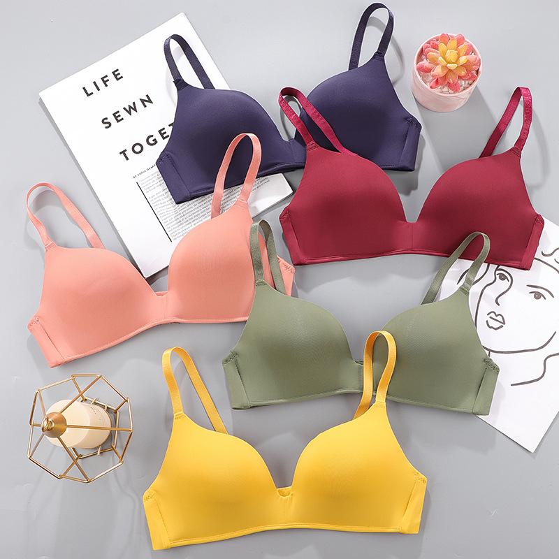 Lightweight Seamless Wireless Bra for Women and Teens, Available in 12 Colors