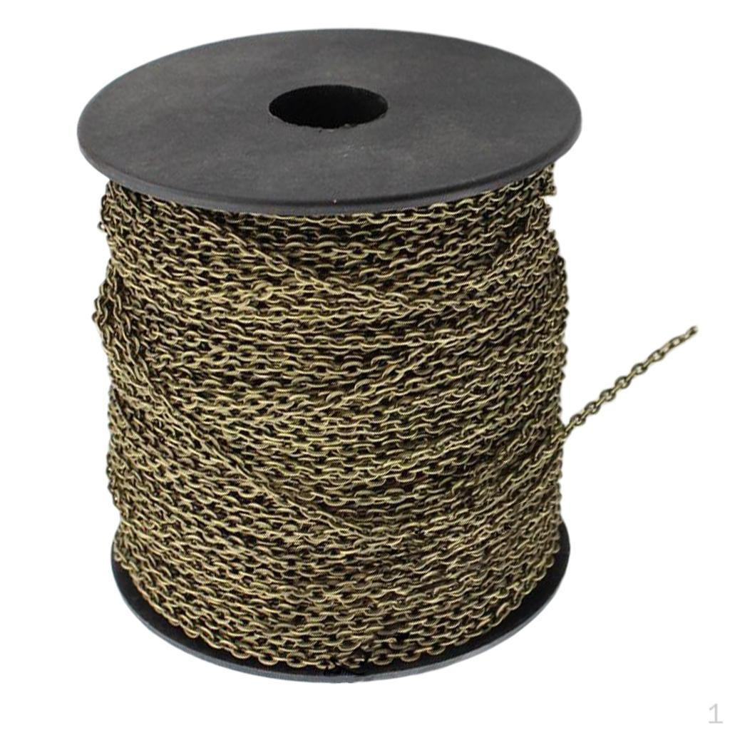 

Винтажный рулон цепочки для ювелирных изделий - 2,5 мм