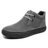 Nuevos Zapatos de Gamuza Marrón para Hombre de Cuero Genuino Zapatos Casuales Zapato de Conducir para Hombre con Cordones Cómodos Zapatillas para Caminar al Aire Libre Zapatos de Hombre