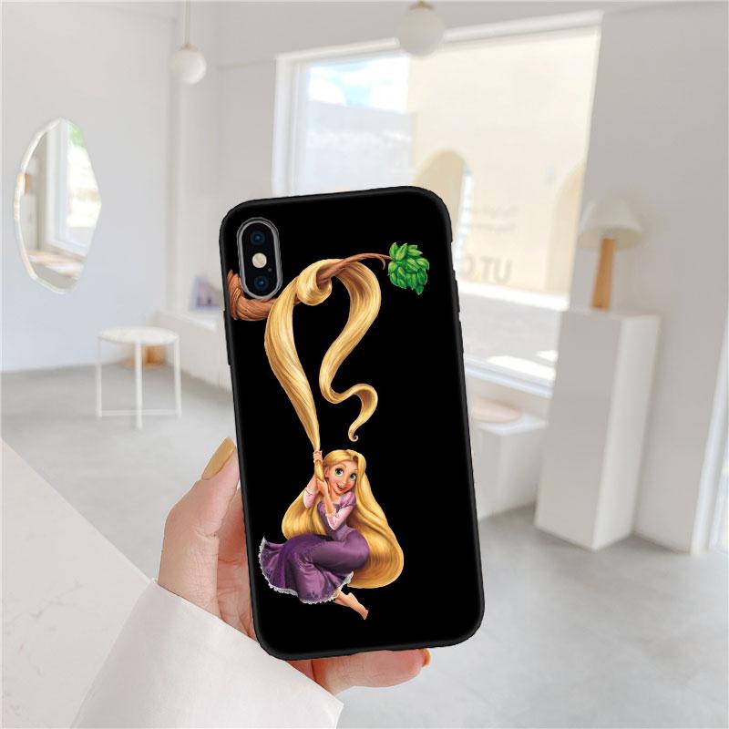 CJ92 Rapunzel Soft Shell Phone Case for iPhone 16 15 14 13 12 Pro Max Plus Mini