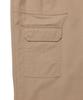 WACKY WILLY Straight Cotton Fatigue Elastic Pants Beige