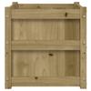 Plant Pot 50x50x50 cm Pressure Treated Pine Wood