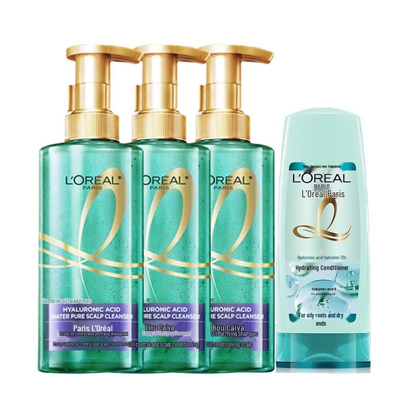L Oréal Scalp Purifying Shampoo & Hydrating Conditioner Set