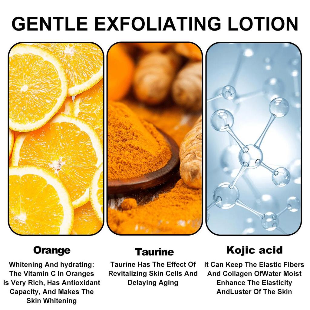 Kurkuma Peelinglotion 10ml Feuchtigkeitsspendend Aufhellend Entfernt sanft abgestorbene Hautzellen