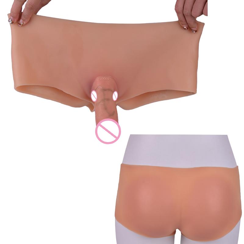 Realistic Solid Dildo Strap On Panties Dildo for Lesbian Male Wearable Silicone Penis Sex Toys for Couples Gay Masturbator