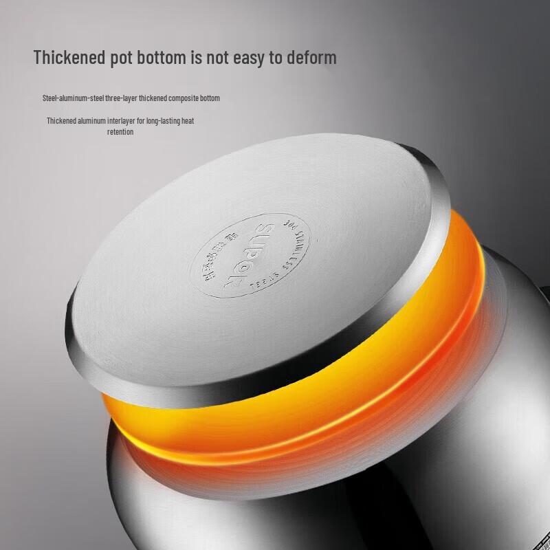 Supor 304 Stainless Steel Thickened Multi-Purpose Soup Pot