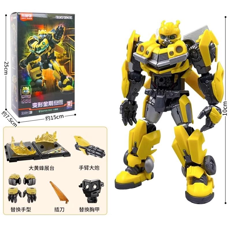 Transformers: Rise of the Beasts Optimus Prime Robot Toys Bumblebee Action Figures Assembling Building Blocks Children Gift