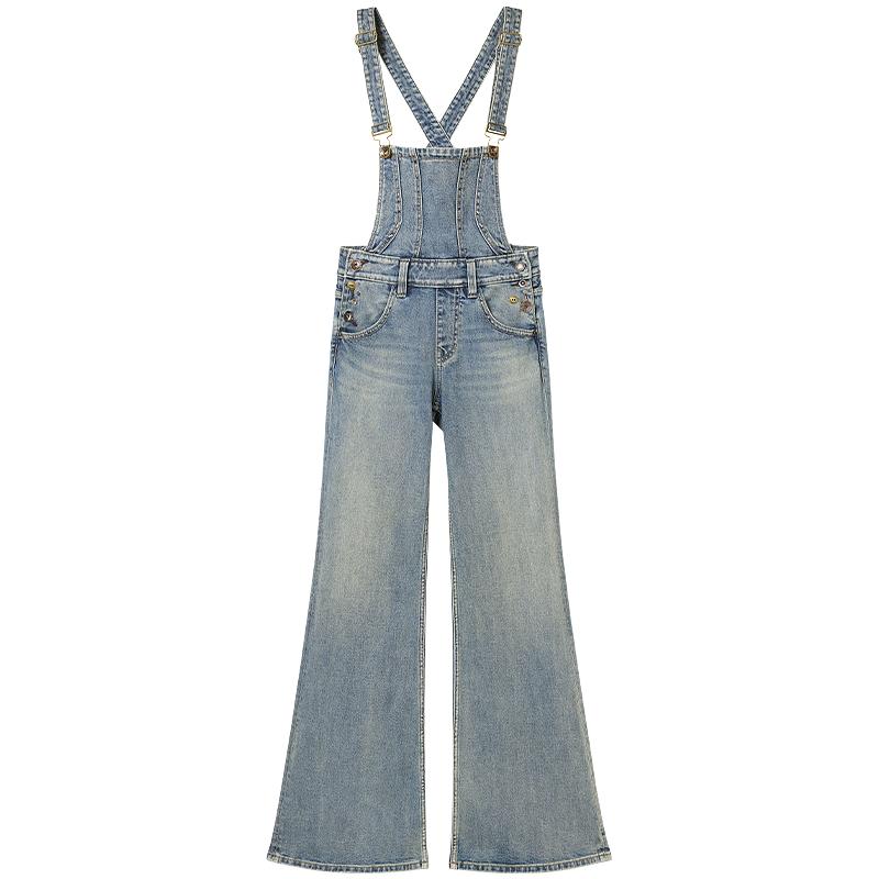 

MISS SIXTY 2026 Spring Denim Multi-Button Flare Jumpsuit M
