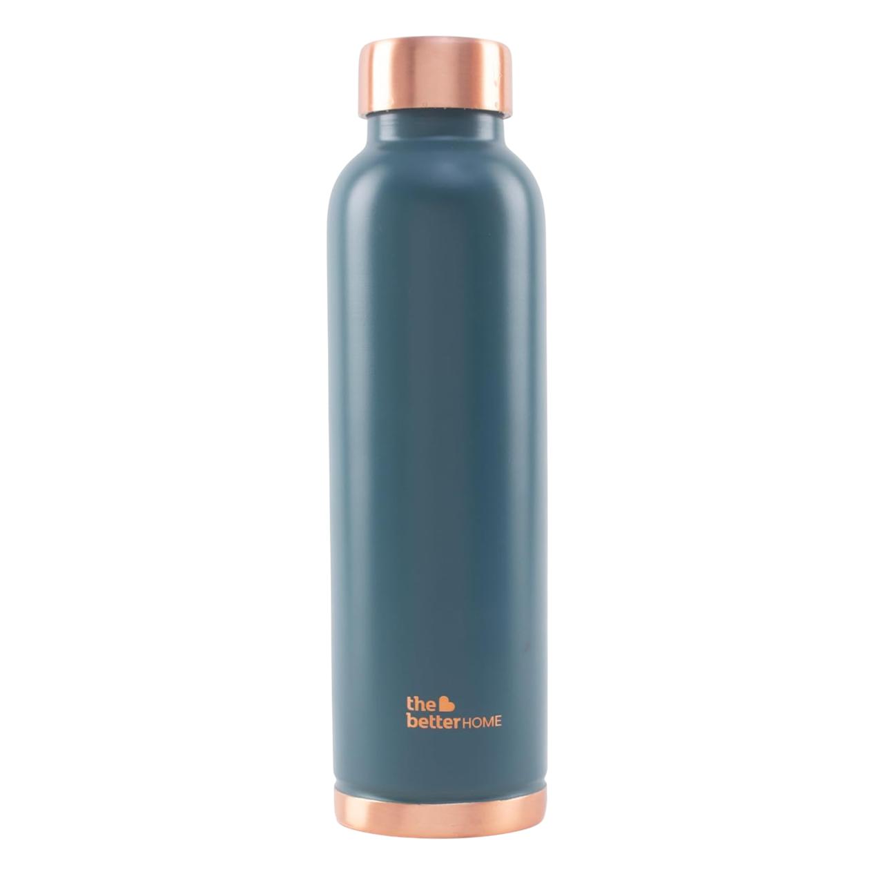 

Медная бутылка зеленая (950 мл), Copper Water Bottle Green, The Better Home