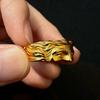 Retro Half Face Venus Adjustable Open Ring For Men Women Greek Myths Punk Gothic Edgy Brass Jewelry Unisex Accessories Art Gift