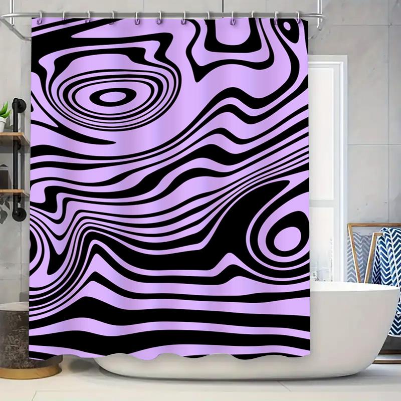 

Beautiful Bees Flowers Waterproof Shower Curtain For Bathroom Decor Printed Fabric 72X78In (180Cmx200Cm) W60H190(CM)-1 Pcs