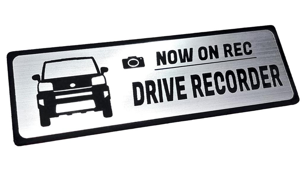 Honami Works TAFT Dash Cam Mounted Car Emblem Dash Cam Sticker