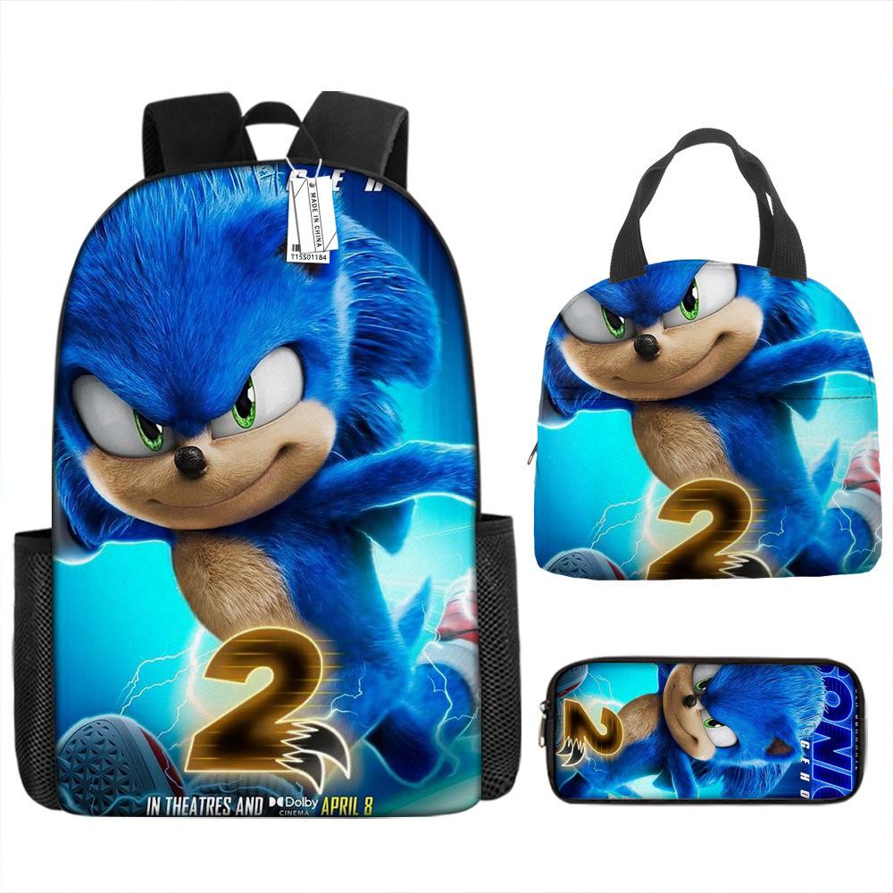 Backpack Trend Backpack Anime Large Capacity Elementary School Bag Lunch Bag