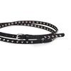 2026 New Women's Belt Hollow Rivet PU Leather Belt Women's Slimming Belt Classic Women's Personalized Clothing Accessories