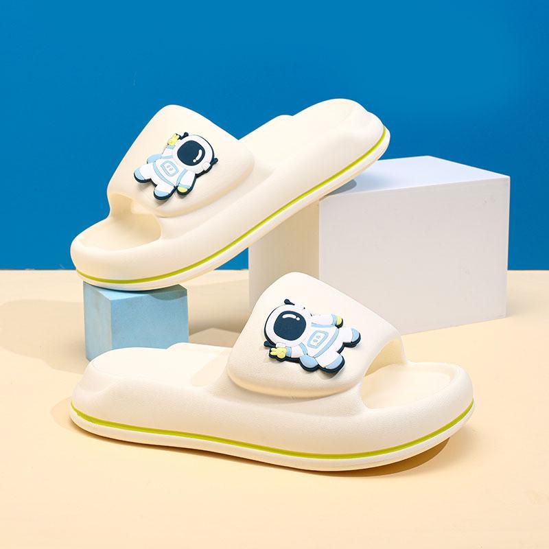 

Pattern Adorable Cartoon Kids Slippers For Boys And Girls In Trendy Soft Eva Material With Antiskid Design Perfect For W Summer OffWhite,30/31
