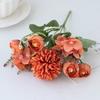 Ins Simulation Rose Wedding Hand Bouquet Wedding Photography Props Hand Notes Fake Flowers Home Decoration Simulation Silk Flowers
