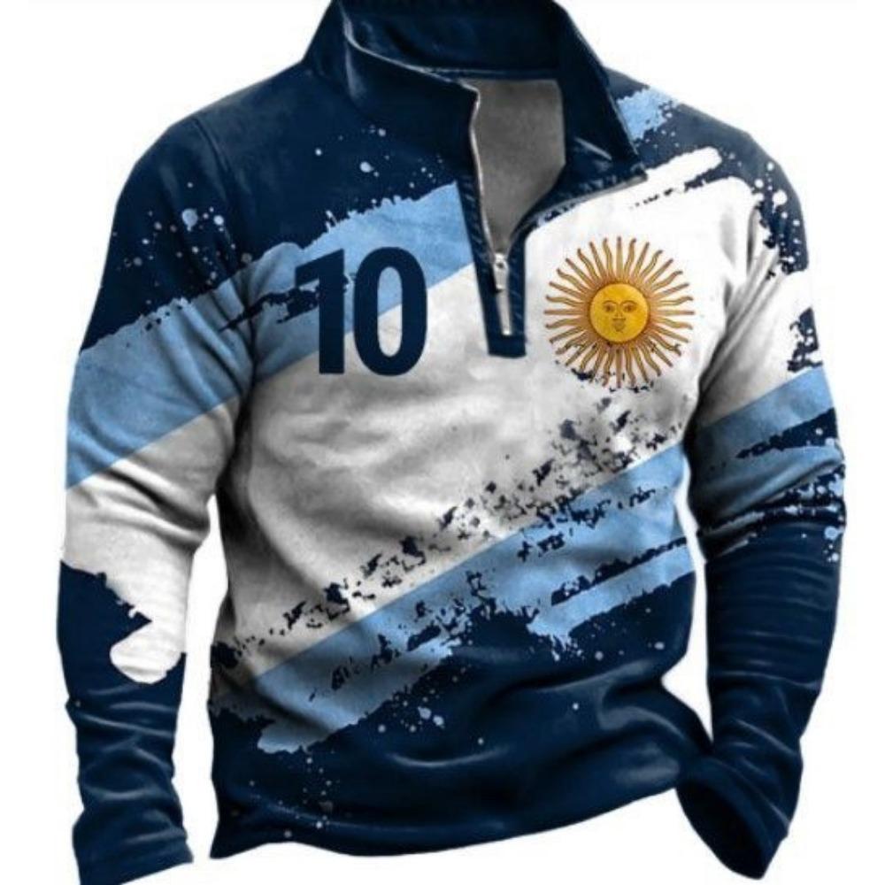 

Новый мужской свитшот с открытой грудью, воротником-стойкой, 3D-принтом, высоким воротником и застежкой-молнией, рубашка-поло 5XL