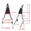 Spătar spate pasager detașabil pentru motocicletă Sissy Bar cromat pentru Harley Touring Road King Electra Glide Ultra Limited 09-22