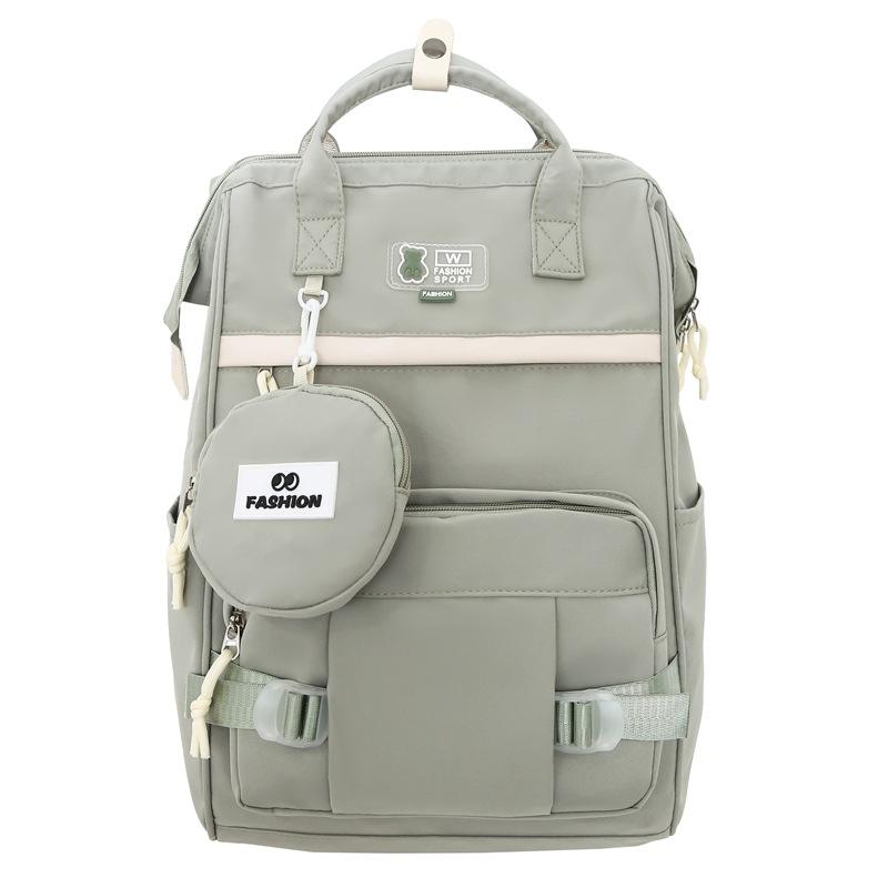 Schoolbag Waterproof Mommy Bag Backpack Multifunctional Maternal and Infant Bag Bottle Storage Large Capacity Mom Going Backpack