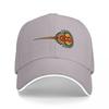 Dragon Flame Logo Black Baseball Cap with Vibrant Embroidered Design and White Trim Edge for Bold Street Style Look