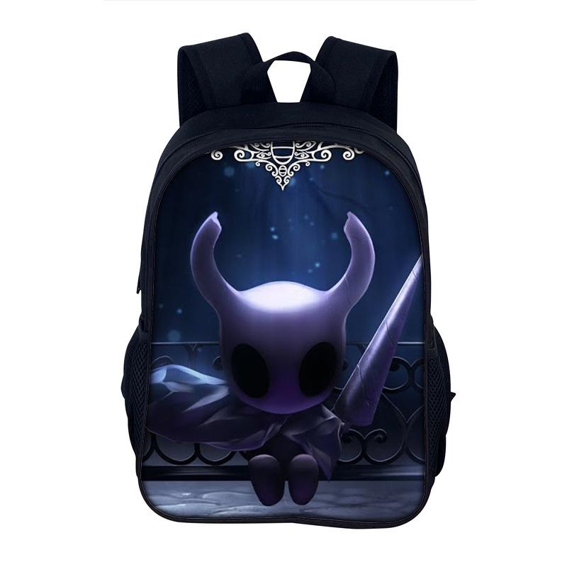 Hollow Knight Mochila School Backpack Bag 3D Printing School Bag Backpack Student Back Pack Bag for Boys Girls Best Gift