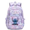 Teen Girl Student Schoolbag with Stitch Pattern Printed Backpack, Children's Large-capacity Schoolbag, Cute Cartoon