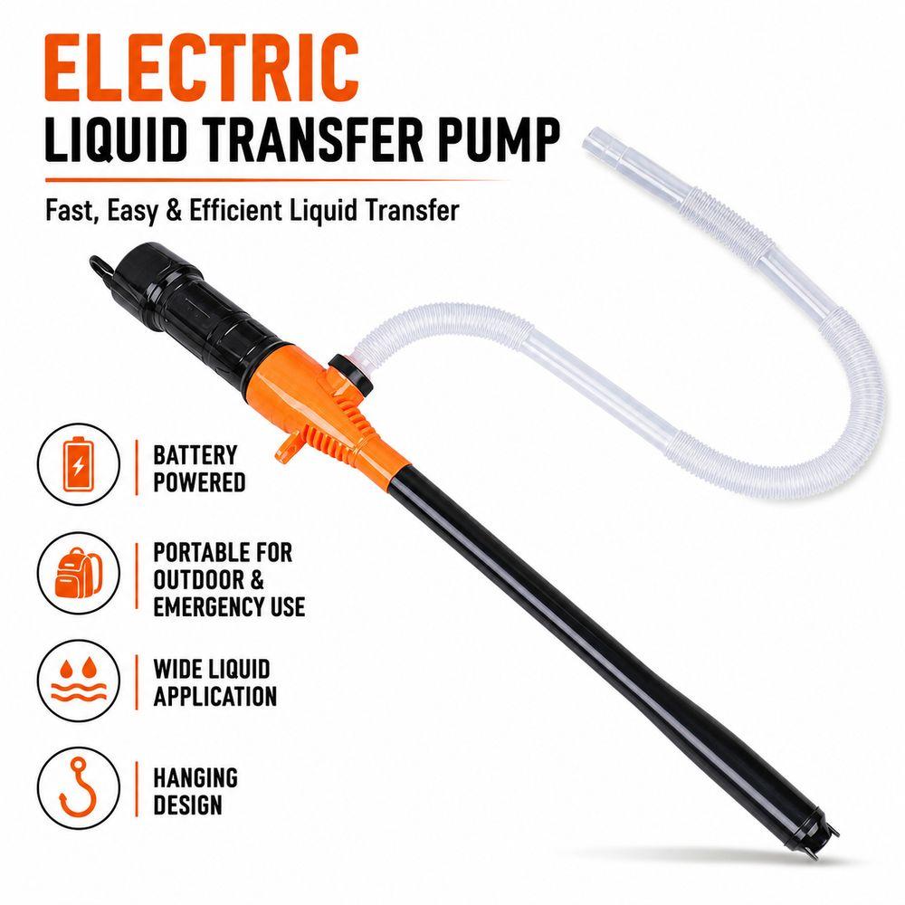 Battery Powered Electric Transfer Pump Hanging Fuel Transfer Pump New Liquid Transfer Pump