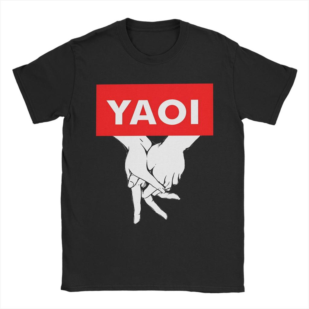 I Love Yaoi T Shirt Hip Hop T Shirts Short Sleeve Vintage Tshirt Summer 100 Cotton O-Neck Oversized Top Tees