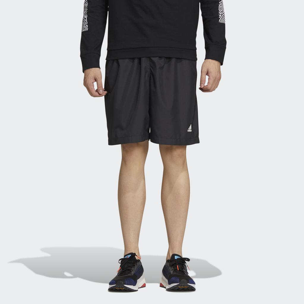 Adidas Casual Sport Drawstring Breathable Shorts Men Bottoms Black GD4971