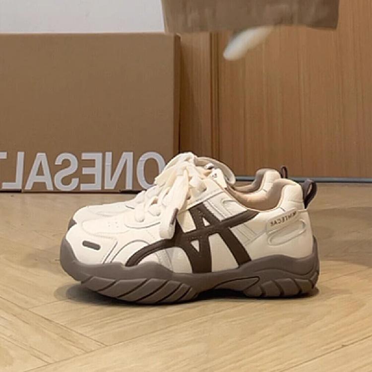 [Fanfna] Retro thick-soled Agande training shoes women's 2025 autumn new soft-soled versatile sports shoes dad shoes