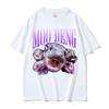 Cute Moo Deng Baby Hippo Funny Meme Tee Shirt Unisex Women Fashion Vintage 90s Graphic Tshirt Hip Hop Oversized T Shirt Streetwear
