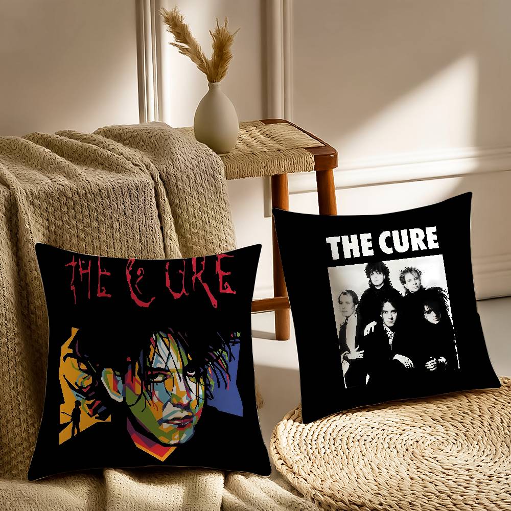 Anime T-The Cure Pillow Case Sofa and Living Room Decorative Cushion Covers Dust-proof and Mite-proof Invisible Zipper