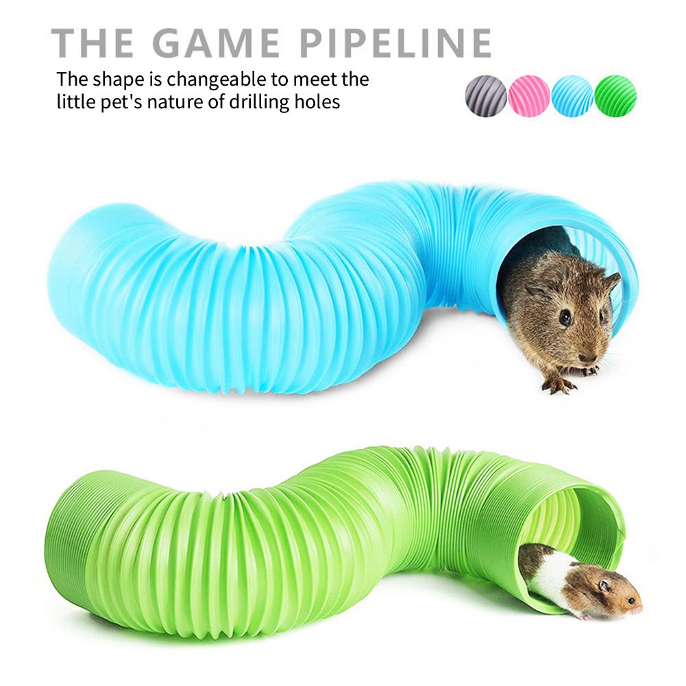 Small Animals Collapsible Tunnel Tubes for Rabbit Ferret Guinea Pig Hamster Toys
