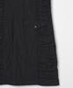 Milo Woman Shirred Zip-Up Mini Dress [Black]