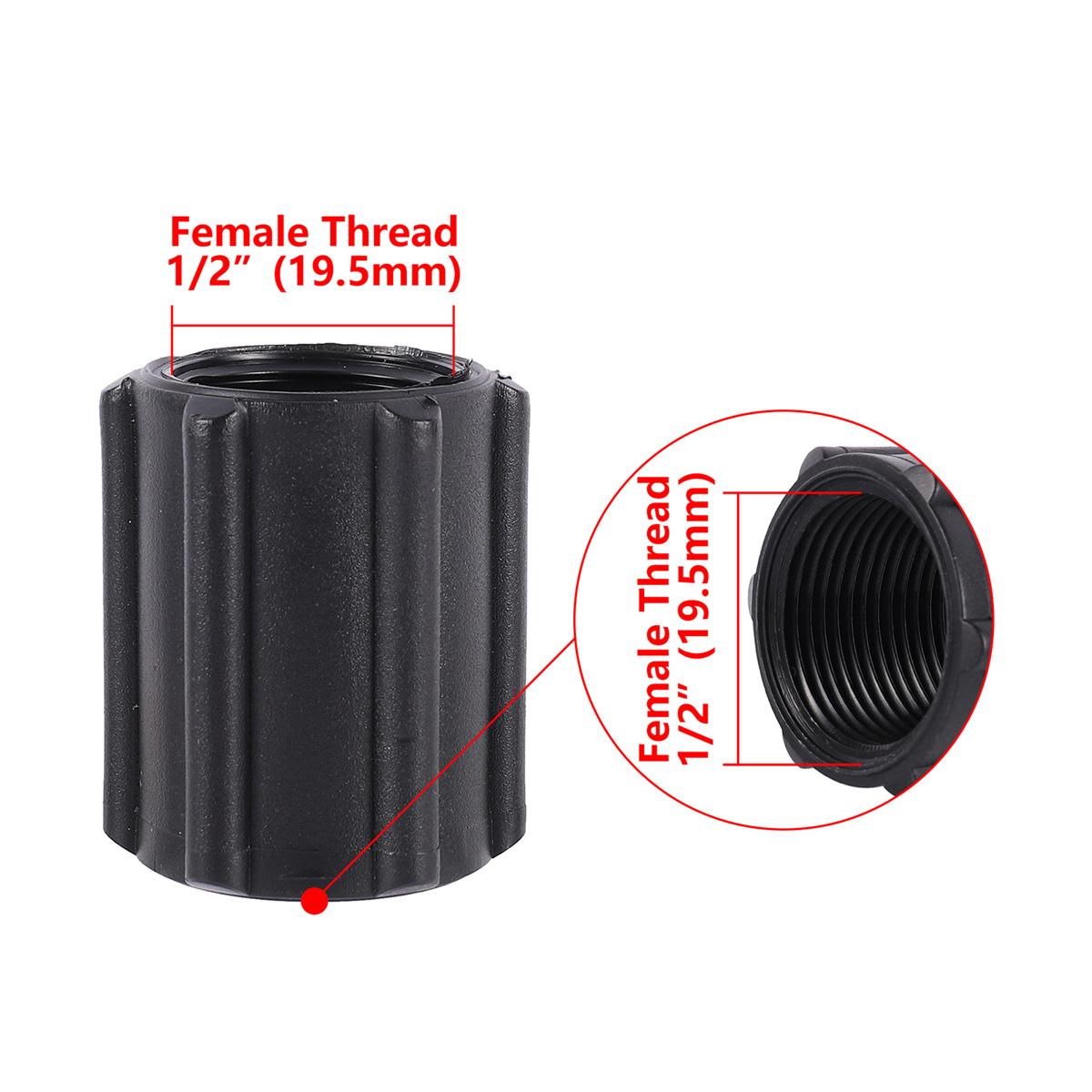 

1/2 3/4 1/2 to 3/4 Female Thread Straight Connector Garden Irrigation Water Gun Car Wash Sprinkler Head Joint EU 2/10/20Pcs 2Pcs