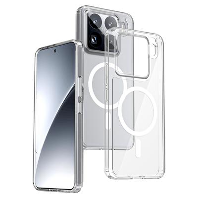 Per Custodia Telefono Xiaomi 15Ultra 15t Completamente Trasparente Aspirazione Magnetica All-Inclusive Xiaomi 14pro Custodia Protettiva Ultra-sottile